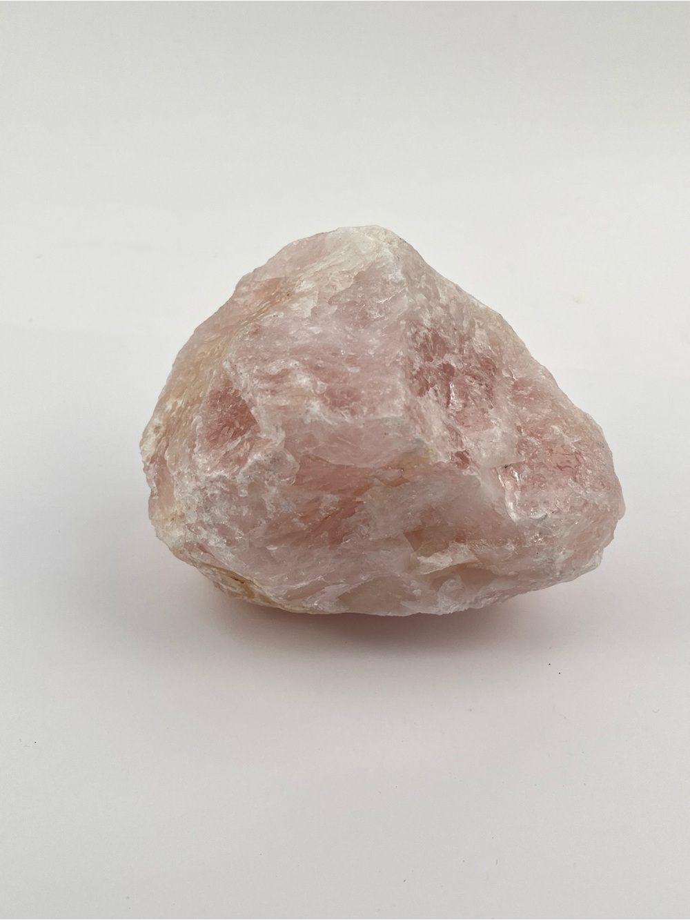 Natural Rose Quartz Decorative Stone - Pink Accent
